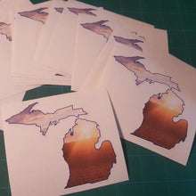 Load image into Gallery viewer, Michigan Sunset Sticker