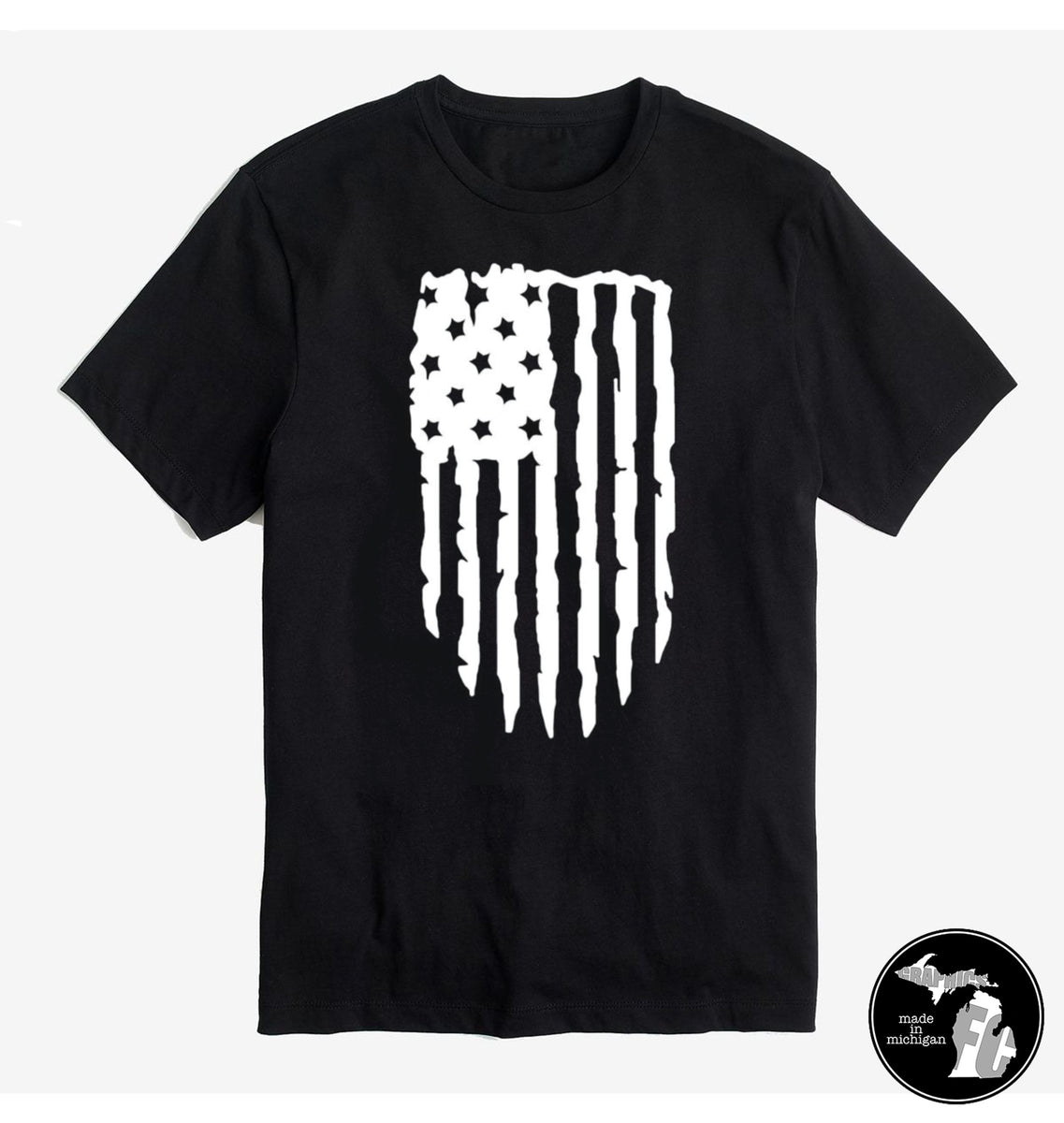 MTV Offizielles Lizenz-T-Shirt – Distressed USA-Flag Design – Herren, Verschiedene Größen
