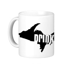 Load image into Gallery viewer, Drink U.P. Michigan State Ceramic Mug