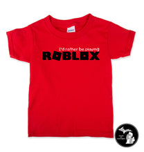 Load image into Gallery viewer, Roblox T-Shirt with Personal User Name Kids Shirt - Child & Adults -