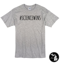 Load image into Gallery viewer, #SCIENCEWINS - Science Wins T-Shirt