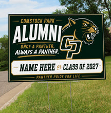 Load image into Gallery viewer, Once a Panther Always a Panther Alumni Yard Sign