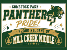 Load image into Gallery viewer, Panther Pride Mill Creek Middle Sign