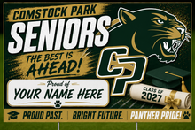 Load image into Gallery viewer, Once a Panther Always a Panther Alumni Yard Sign (Copy)