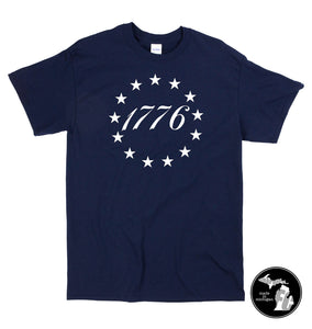 1776 Betsy Ross American Flag T-Shirt