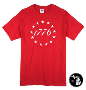 1776 Betsy Ross American Flag T-Shirt