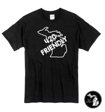 Load image into Gallery viewer, State of Michigan 420 Marijuana Friendly T-Shirt