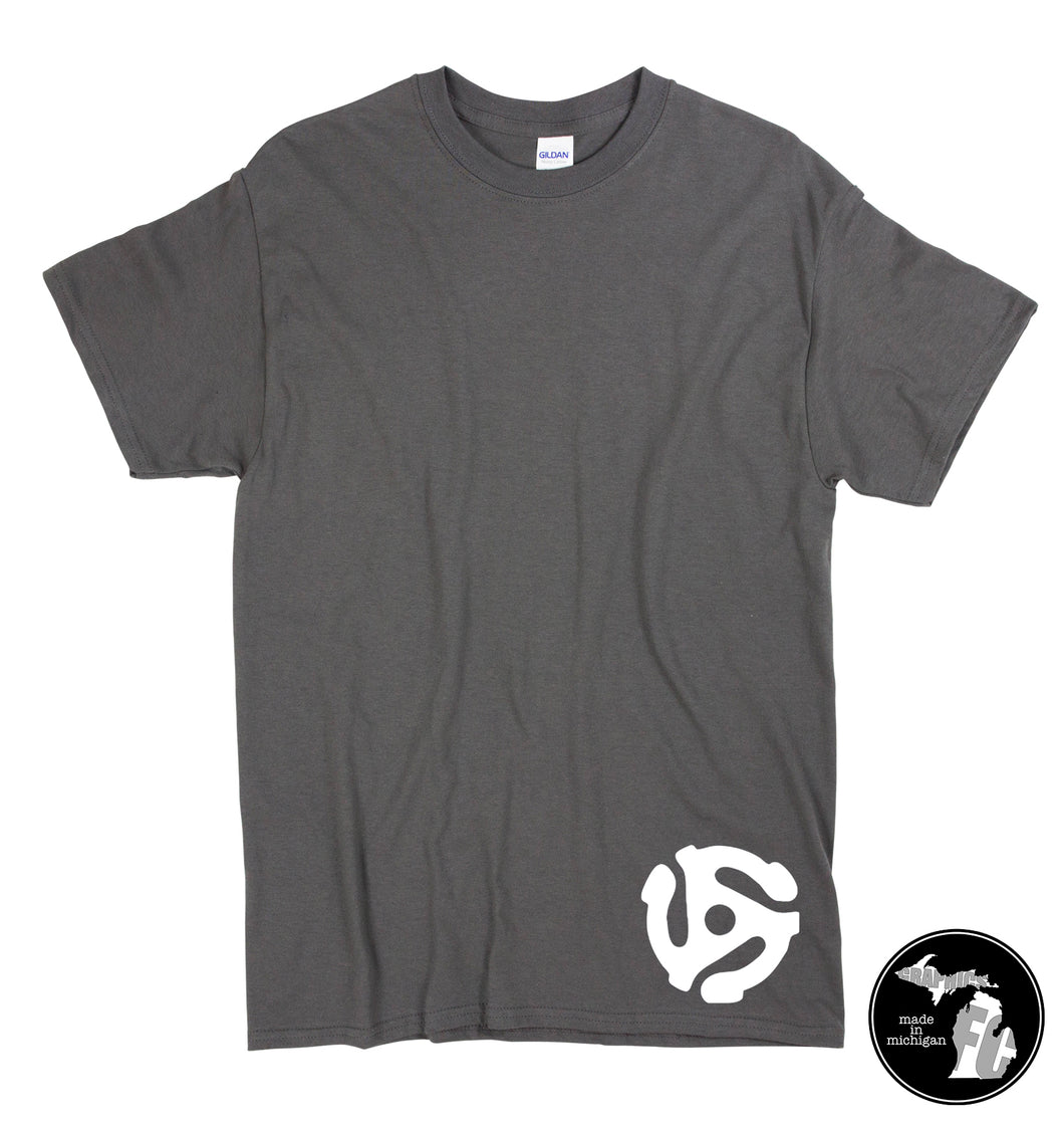 45 Vinyl Record LP 7 inch Adapter T-Shirt