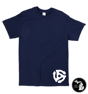 45 Vinyl Record LP 7 inch Adapter T-Shirt