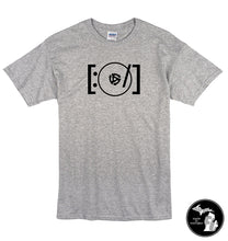 Load image into Gallery viewer, Font Style Turntable T-Shirt - Vinyl Records - Turntable - Records - LP - Music - Stereo