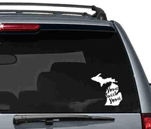 Load image into Gallery viewer, Home Sweet Home Die-Cut Vinyl Decal - Made In Michigan - Outdoor - Indoor - All Weather