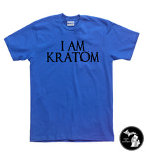 Load image into Gallery viewer, Blue I Am Kratom Shirt