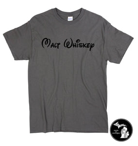 Malt Whiskey. T-Shirt Dark Gray