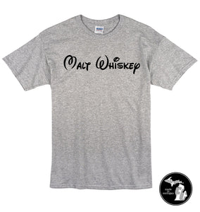 Malt Whiskey T-Shirt Sport Gray