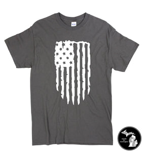Tattered American Flag T-Shirt
