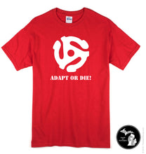 Load image into Gallery viewer, Adapt or Die Vinyl Record T-Shirt
