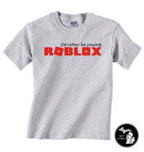 Load image into Gallery viewer, Roblox T-Shirt with Personal User Name Kids Shirt - Child &amp; Adults -