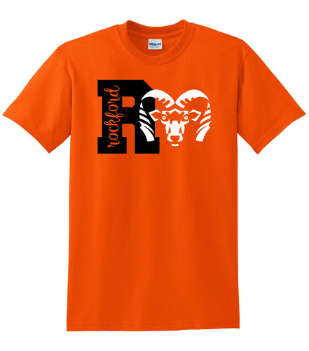 ROCKFORD RAMS T-Shirt - School Spirit - Spirit Wear - High School - Hometown