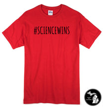 Load image into Gallery viewer, #SCIENCEWINS - Science Wins T-Shirt